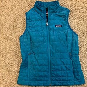 Women’s Small Blue Patagonia Nanopuff Vest